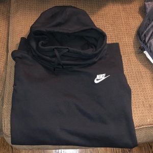 Nike funnel-neck short sleeve hoodie